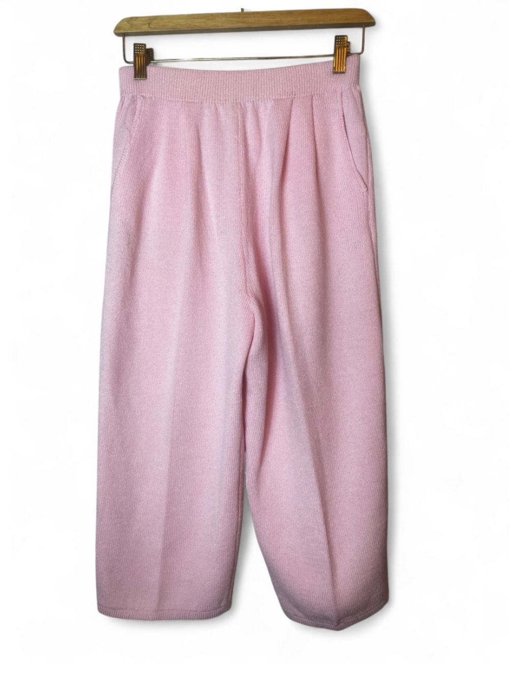 St John Sportswear by Marie Grey Bubblegum Pink Pleated Capris Size 2